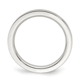 Sterling Silver 2mm Comfort Fit Flat Size 4 Band